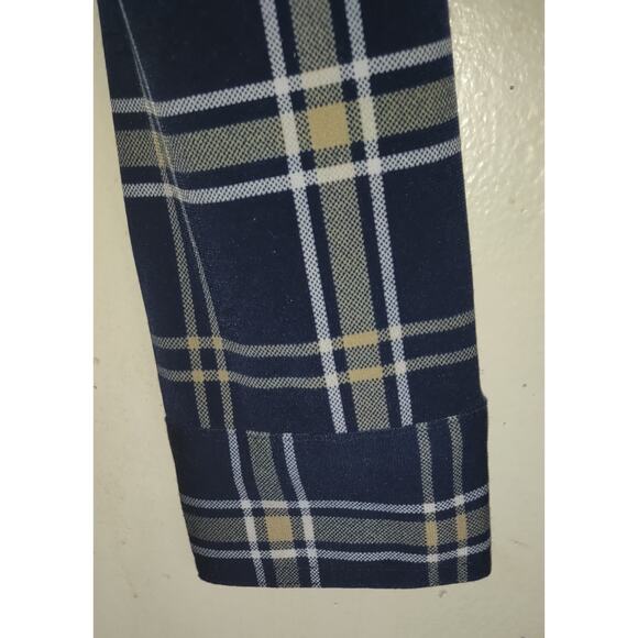 Michael Kors Plaid Dress Womens Medium Blue Tan Preppy Academia School Girl - Picture 3 of 16